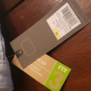 Mossimo Denim Shorts Mid Waist Cuffed Jean Shorts